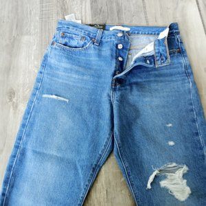 Levi's 501 Jeans New w/ Tags 29 Wedgie High Rise Tapered Leg